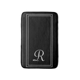 Elegantes Mit Monogramm Personalisiertes Bad Mat Badematte
