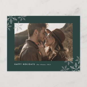 Elegantes Modern Foil Piazza della Riforma Foto Feiertagspostkarte