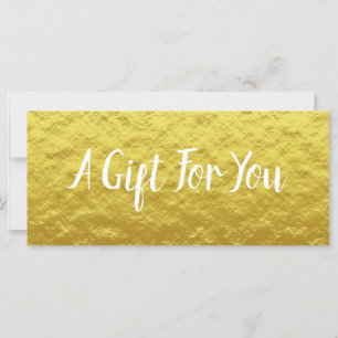 Elegantes Modern Gold Schönheitssalon - Geschenkgu