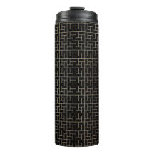 Elegantes modernes Abstraktes Gold Basket Weave Mu