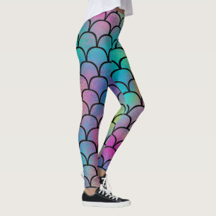 Elegantes modernes Abstraktes Regenbogenmuster Leggings
