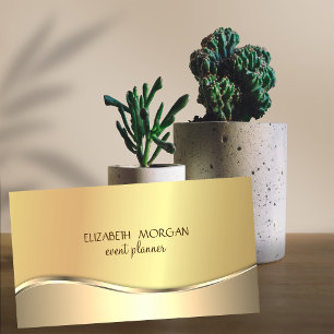 Elegantes, modernes, Beruflich einfaches Gold Visitenkarte