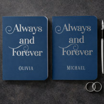 Elegantes modernes Buch für Hochzeitsgelübde von B