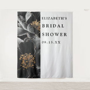 Elegantes modernes chic florales Fotostand Hinterg Wandteppich