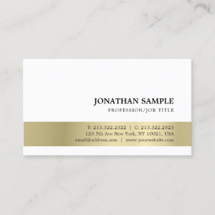 Elegantes, modernes Creative Gold Beruflich ausseh Visitenkarte