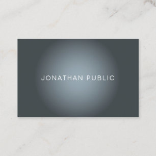 Elegantes modernes Design Trendy Beruflich Schlich Visitenkarte