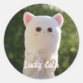 Elegantes modernes, einfaches Personalisiertes Fot Runder Aufkleber