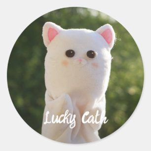 Elegantes modernes, einfaches Personalisiertes Fot Runder Aufkleber