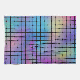 Elegantes, modernes, farbenfroh gestaltetes Fliese Geschirrtuch