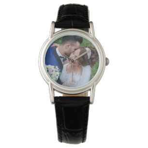 Elegantes modernes Foto der Neugeborenen Hochzeit Armbanduhr