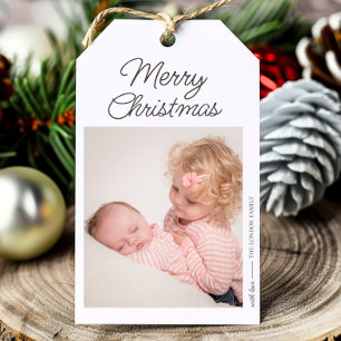 Elegantes modernes Foto Frohe Weihnachten