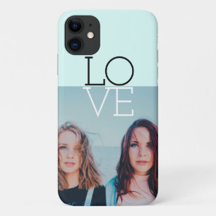 Elegantes modernes Foto für kundenspezifische Lieb Case-Mate iPhone Hülle