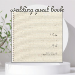 Elegantes modernes Gästebuch für Hochzeiten Notizbuch