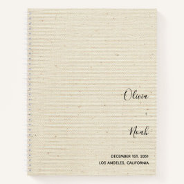 Elegantes modernes Gästebuch für Hochzeiten Notizbuch