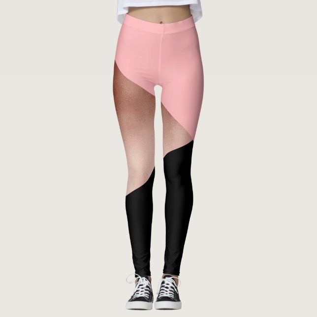 elegantes modernes geometrisches leggings (Vorderseite)