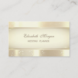 Elegantes modernes Glamour, Imitate Gold, Bokeh Visitenkarte