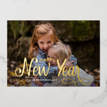 Elegantes, modernes glückliches Neues Jahr 3 Fotos