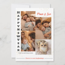 Elegantes, modernes, glückliches Neujahr 4 - Multi