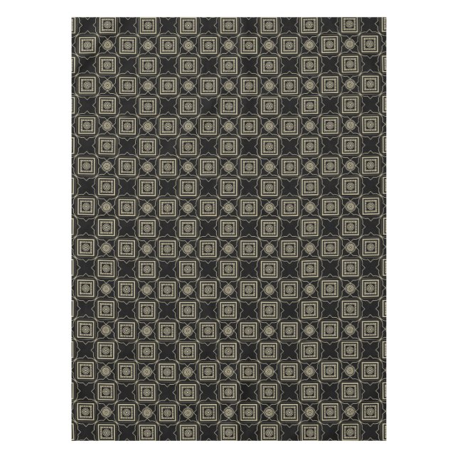 Elegantes, modernes Gold Art Deco Tischdecke (Vorderseite)