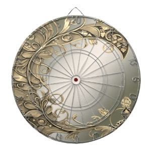 Elegantes, modernes Gold Decorative Dartboard Dartscheibe