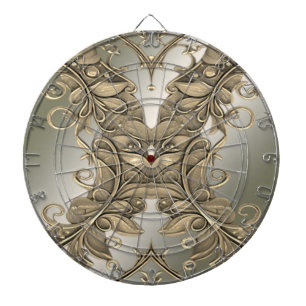 Elegantes, modernes Gold Decorative Dartboard Dartscheibe
