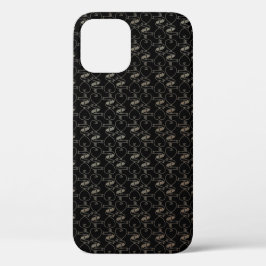 Elegantes, modernes Gold Hearts and Keys Muster | Case-Mate iPhone Hülle