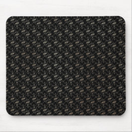 Elegantes, modernes Gold Hearts and Keys Muster | Mousepad