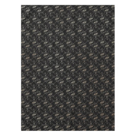 Elegantes, modernes Gold Hearts and Keys Muster | Tischdecke