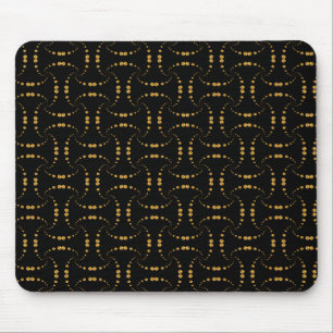 Elegantes modernes goldenes gepunktetes Design auf Mousepad