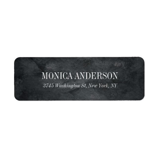 Elegantes, modernes graues Chalkboard Beruflich (Vorne)