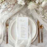 Elegantes, modernes Hochzeitsmenü "Time to Feast" Menükarte<br><div class="desc">Dieses elegante, moderne Hochzeitsmenü ist der perfekte Weg, um Ihrem Hochzeitsempfang eine Touch von Eleganz hinzuzufügen. Dieses elegante und zeitlose Menü-Design mit sauberer und moderner Typografie auf klassischem weißem Hintergrund ist zeitlos und stilvoll zugleich. Mit anpassbaren Textfeldern können Sie ganz einfach Ihre eigenen Menüpunkte hinzufügen und das Menü nach Ihrem...</div>