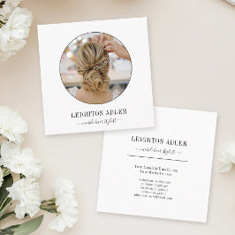 Elegantes, modernes Instagram Hair Stylist Chic Sc Telefonnummerkarte