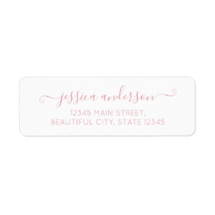 Elegantes, modernes Kalligrafie-Skript Blush Dusty