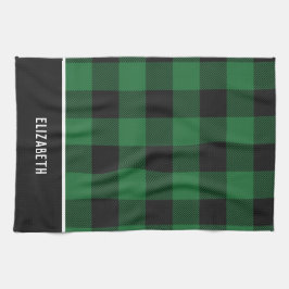 Elegantes, modernes Kariertes Buffalo-Muster Geschirrtuch