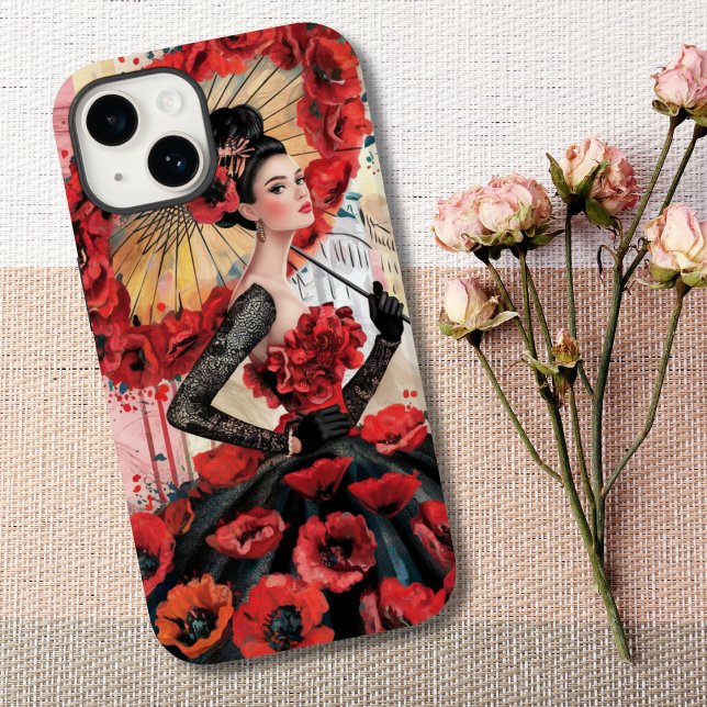 Elegantes, modernes Kleid für Frauen und Pfeffer Case-Mate iPhone Hülle (Von Creator hochgeladen)