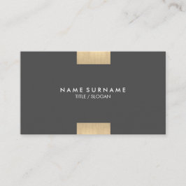 Elegantes modernes Kraftpapier Visitenkarte