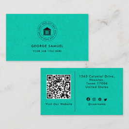 Elegantes, modernes Logo Minimalistisch Visitenkarte