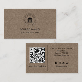 Elegantes, modernes Logo Minimalistisch Visitenkarte