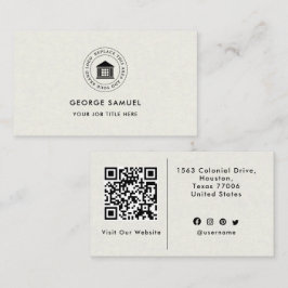 Elegantes, modernes Logo Minimalistisch Visitenkarte