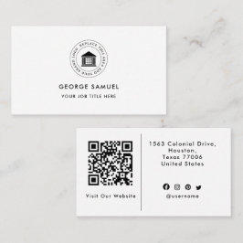 Elegantes, modernes Logo Minimalistisch Visitenkarte