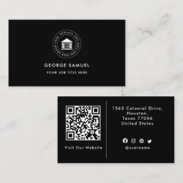 Elegantes, modernes Logo Minimalistisch Visitenkarte