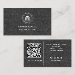 Elegantes, modernes Logo Minimalistisch Visitenkarte