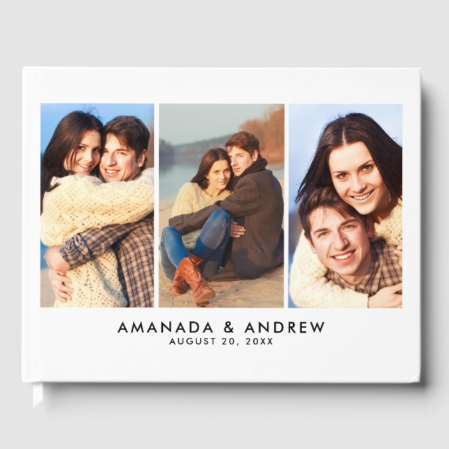 Elegantes, modernes Mehrfamilienhaus-Gästebuch für Gästebuch (Vorderseite)