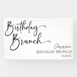 Elegantes, modernes Minimalistisches Brunch-Party Banner