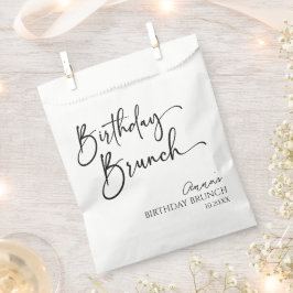Elegantes, modernes Minimalistisches Brunch-Party Geschenktütchen