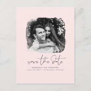 Elegantes modernes Minimalistisches Save the Date Ankündigungspostkarte