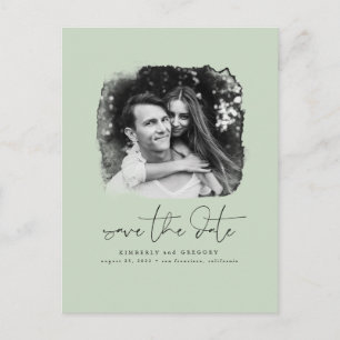 Elegantes modernes Minimalistisches Save the Date Ankündigungspostkarte