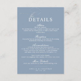 Elegantes, modernes Minimalistisches Skript Hochze Begleitkarte