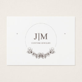 Elegantes, modernes Monogramm-Schmuckstück-Ohrring