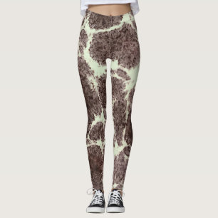 Elegantes modernes Muster Gemstone Tortoise Giraff Leggings